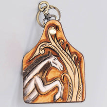 Load image into Gallery viewer, ADKRM113 Hand Painted Genuine Leather Keyring