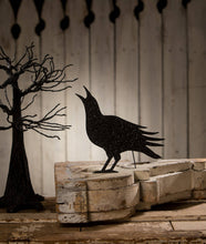 Load image into Gallery viewer, Halloween Squawking Crow Silhouette