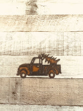 Load image into Gallery viewer, Universal Ironworks USA - Vintage Truck with Pine Tree Rustic Metal Ornament