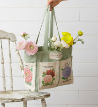 Load image into Gallery viewer, Audrey&#39;s - Flower Seed Packets Tote (PC)