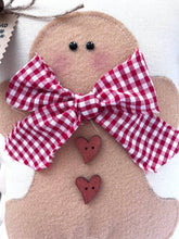 Load image into Gallery viewer, Kate + Em - Primitive Gingerbread Hanging Pillow-3 Pack Bundle