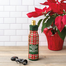 Load image into Gallery viewer, Primitives by Kathy - Does Alcohol Count As Holiday Spirit Bottle Sock