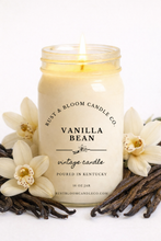 Load image into Gallery viewer, Rust &amp; Bloom Candle Co - Vanilla Bean 16 Oz Soy Candle