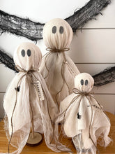 Load image into Gallery viewer, Kate + Em - Rustic Primitive Halloween Ghost Home Decor-3 Sizes