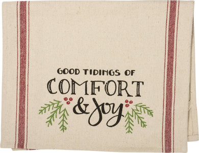 Good Tidings Of Comfort & Joy Kitchen Towel