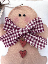 Load image into Gallery viewer, Kate + Em - Primitive Gingerbread Hanging Pillow-3 Pack Bundle