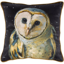 Load image into Gallery viewer, Primitives by Kathy - Night Barn Owl Pillow