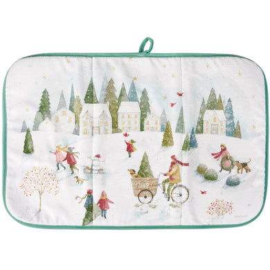 Primitives by Kathy - Winter Wonderland Drying Mat