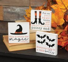 Load image into Gallery viewer, The Hearthside Collection - Pointy End Square Block, 3 Assorted
