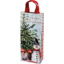 Load image into Gallery viewer, Primitives by Kathy - Merry Christmas Wine Tote