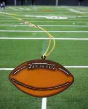 Load image into Gallery viewer, Universal Ironworks USA - Football Rustic Metal Sports Ornament