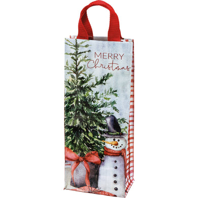 Primitives by Kathy - Merry Christmas Wine Tote