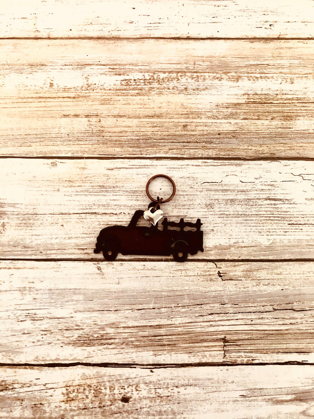 Vintage Pickup Truck Keychain