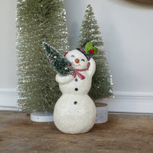 Load image into Gallery viewer, 8.25&quot; RED NOSE SNOWMAN W/ TREE