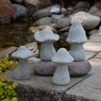 Audrey's - Cement Mushrooms - Set of 4