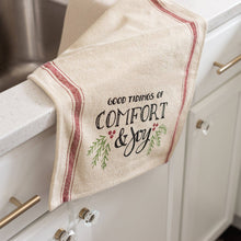 Load image into Gallery viewer, Good Tidings Of Comfort &amp; Joy Kitchen Towel