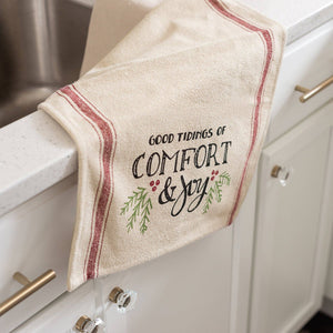 Good Tidings Of Comfort & Joy Kitchen Towel