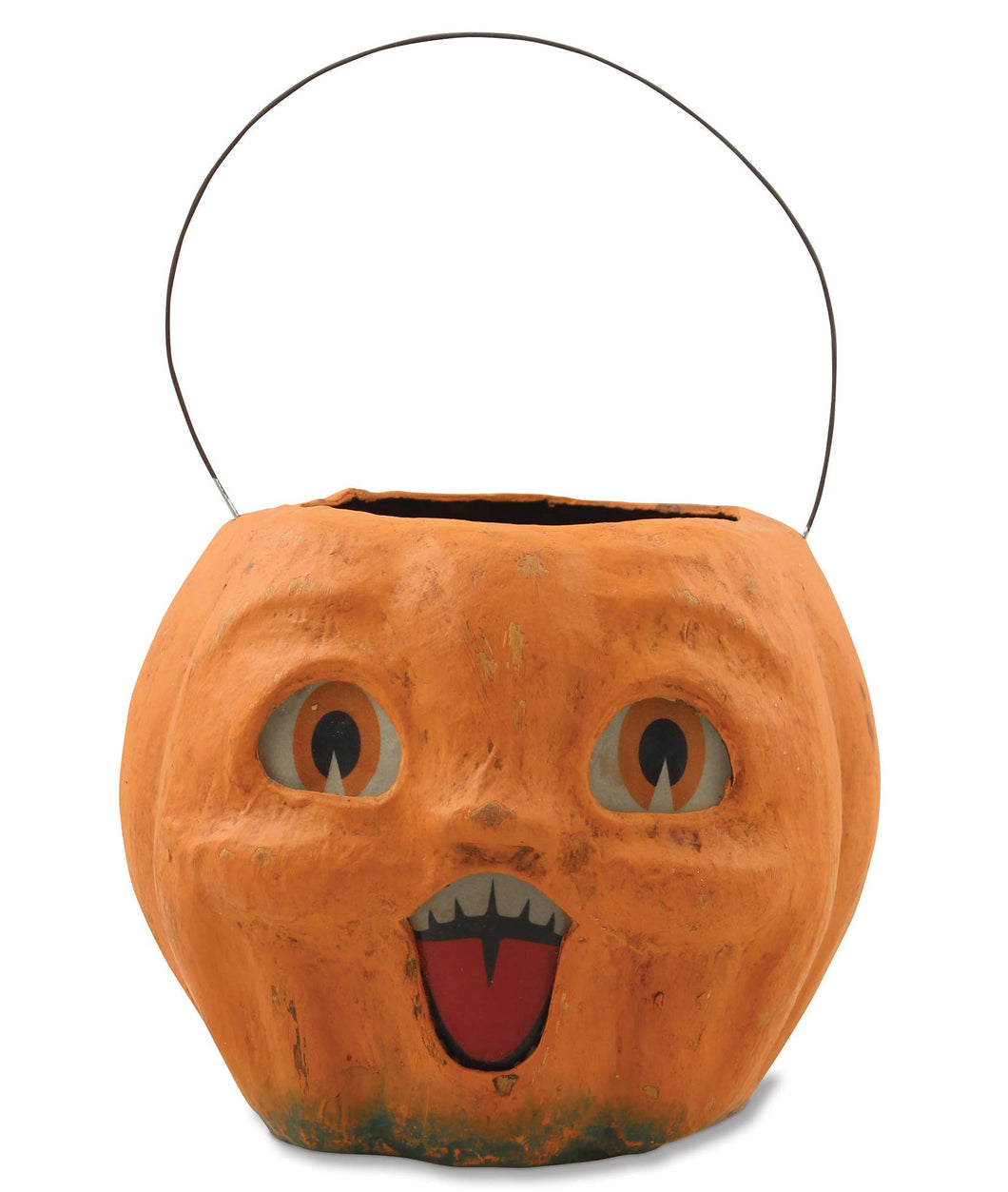 Happy Vintage Pumpkin Bucket Medium