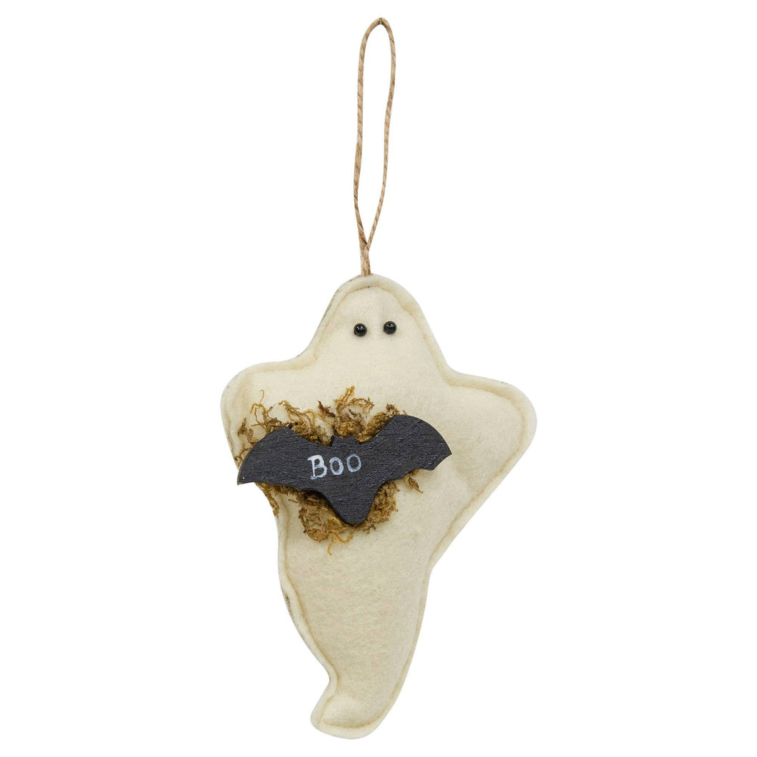 The Hearthside Collection - Felt Boo Ghost Ornament
