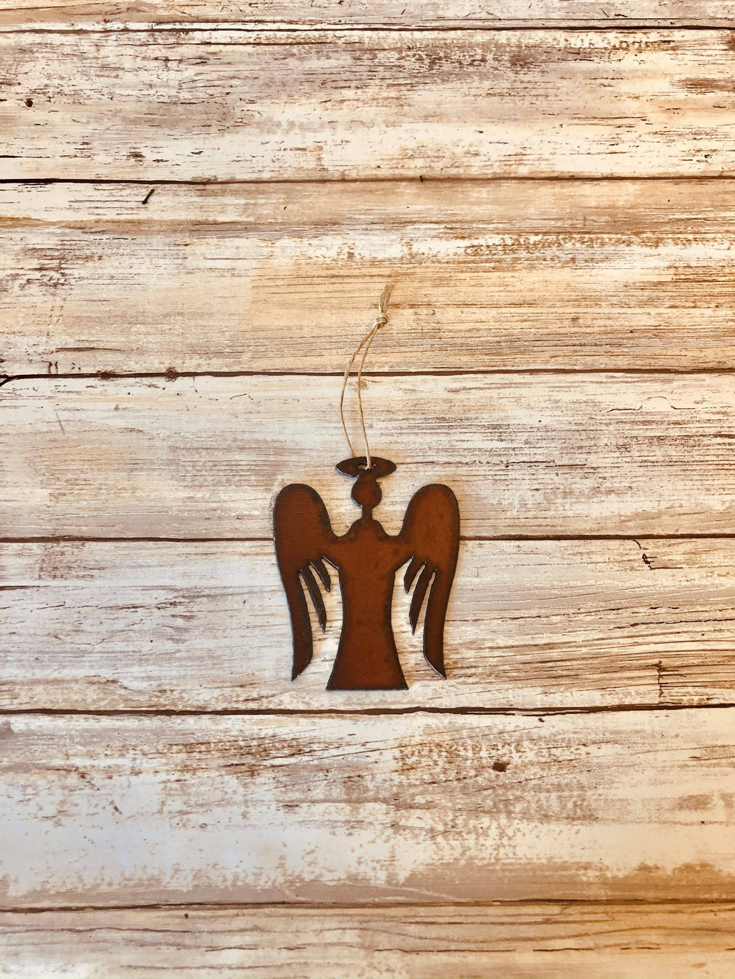 Universal Ironworks USA - Angel Ornament Rustic Christmas Ornament