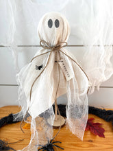 Load image into Gallery viewer, Kate + Em - Rustic Primitive Halloween Ghost Home Decor-3 Sizes