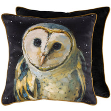 Load image into Gallery viewer, Primitives by Kathy - Night Barn Owl Pillow