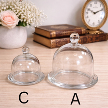 Load image into Gallery viewer, Vagabond Vintage - Glass Dome Display Cloche with Base