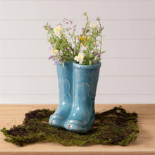 Load image into Gallery viewer, Audrey&#39;s - Planter - Blue Boots (PC)