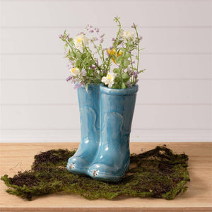 Audrey's - Planter - Blue Boots (PC)