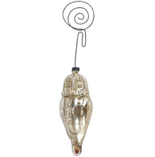 Load image into Gallery viewer, Primitives by Kathy - Glass Barn Owl Ornament