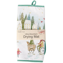 Load image into Gallery viewer, Primitives by Kathy - Winter Wonderland Drying Mat