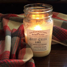 Load image into Gallery viewer, The Bathing Raven Candle Co. - Deep Creek Lake | Farmhouse Mason Collection Soy Candle