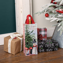 Load image into Gallery viewer, Primitives by Kathy - Merry Christmas Wine Tote