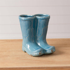 Audrey's - Planter - Blue Boots (PC)