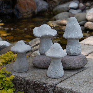 Audrey's - Cement Mushrooms - Set of 4