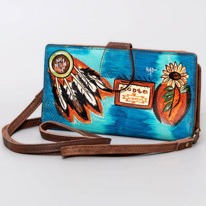 ADBGM113 Wristlet Genuine Western Leather Women Bag