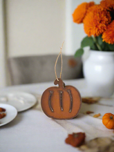 Load image into Gallery viewer, Universal Ironworks USA - Pumpkin Ornament Rustic Metal Fall Gift