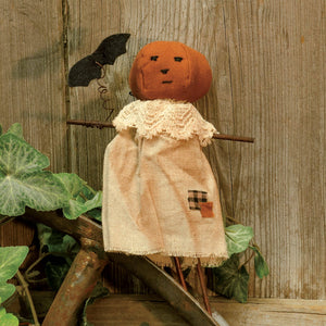 The Hearthside Collection - Patches Pumpkin Girl Ornament