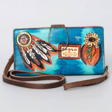 Load image into Gallery viewer, ADBGM113 Wristlet Genuine Western Leather Women Bag