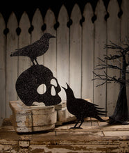 Load image into Gallery viewer, Halloween Squawking Crow Silhouette