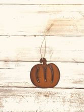 Load image into Gallery viewer, Universal Ironworks USA - Pumpkin Ornament Rustic Metal Fall Gift