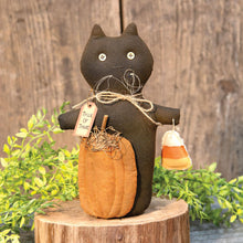Load image into Gallery viewer, The Hearthside Collection - Trick or Treat Cat Doll