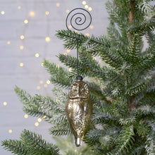 Load image into Gallery viewer, Primitives by Kathy - Glass Barn Owl Ornament