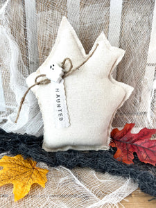 Kate + Em - Halloween Haunted House Mini Pillow | Home Decor