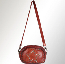 Load image into Gallery viewer, Western Star Crossbody Genuine Leather Purse