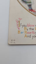 Load image into Gallery viewer, Antique c. 1915 Nash Halloween Postcard – Series H-13 Embossed Heart &amp; Owl (Unused)