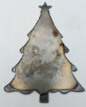 Load image into Gallery viewer, Rusted Christmas Tree Ornament 6&quot;