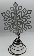 Load image into Gallery viewer, Metal Snowflake Christmas Tree Topper