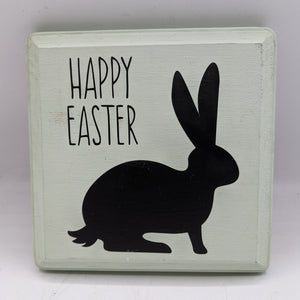 Happy Easter Bunny Rabbit 5" sign