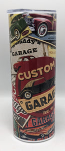 Vintage Garage Style 30 oz Tumbler